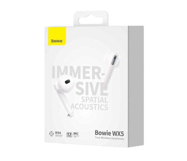 Baseus Bowie WX5 True Wireless Earphones White OS - 1193693 - zdjęcie 5